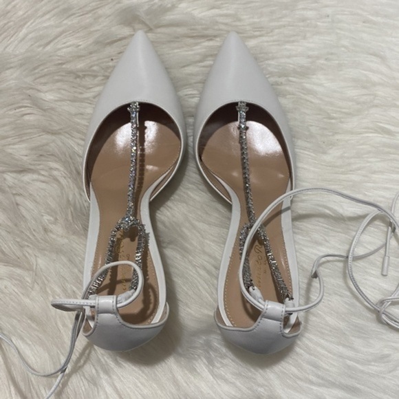 Gianvito Rossi Crystal T-string pointed toe pump size 39EU - Picture 7 of 14